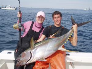 Susan & Capt. Hunter - Fair Weather Yellowfin